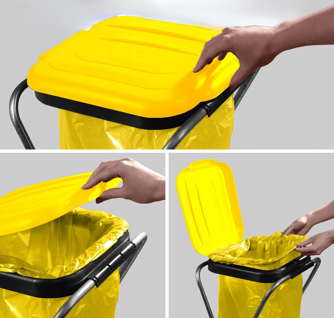 Підставка для пакетів для сортування сміття Kadax 120 л (5903699475867) - зображення 4