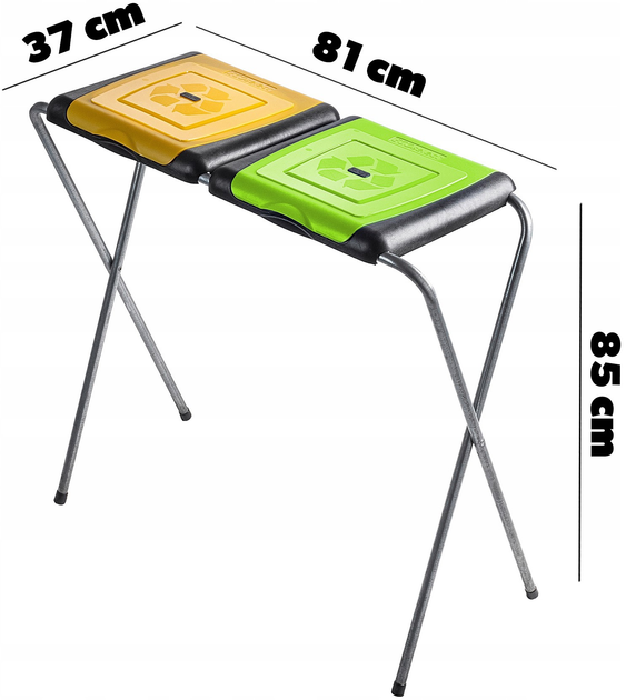 Підставка для пакетів для сортування сміття Kadax 120 л (5903699431986) - зображення 2