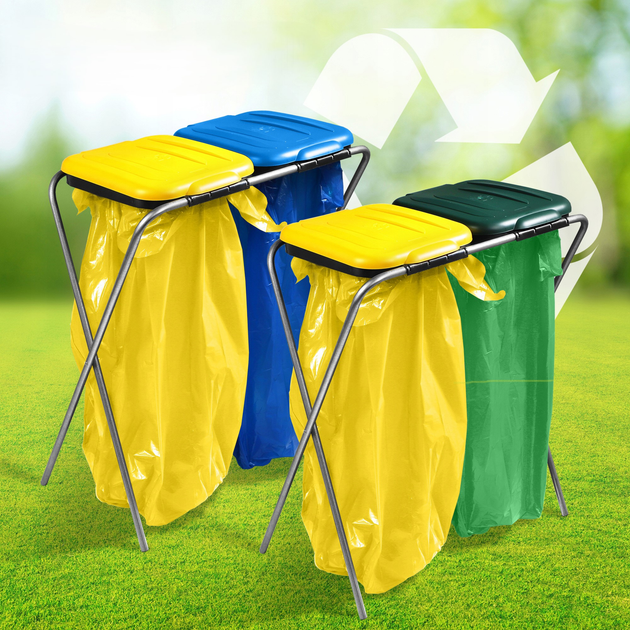 Підставка для пакетів для сортування сміття Kadax 120 л (5903699475911) - зображення 9