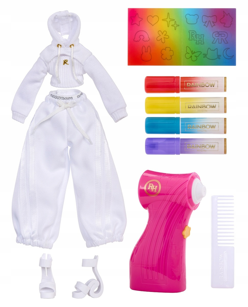 Лялька Rainbow High Air Brush & Create Зелені очі (543343) (0035051543343) - зображення 7