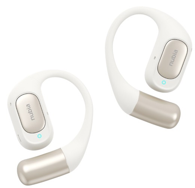 Słuchawki Nubia Live Flip Wireless White (NB-LVFLIP) - obraz 4