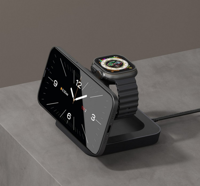 Ładowarka bezprzewodowa Zens Nightstand Charger Pro 2 Wireless Black (A641-01Y) - obraz 6