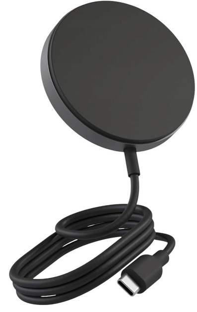 Ładowarka bezprzewodowa Zens Aluminium Pro 1 MagSafe Qi2 15W Black (8720618634498) - obraz 1