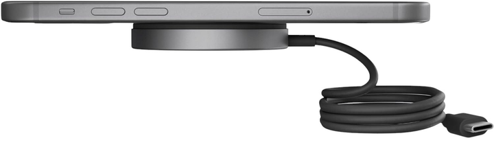 Ładowarka bezprzewodowa Zens Aluminium Pro 1 MagSafe Qi2 15W Black (8720618634498) - obraz 4