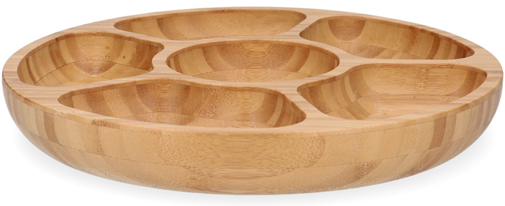 Półmisek Homla Bambou bambusowy z przegródkami 32 x 4 cm (5902869958407) - obraz 5