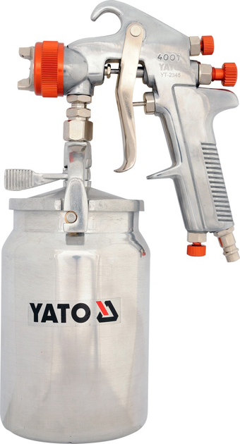 Ppistolet lakierniczy Yato YT-2346 z dolnym zbiornikiem 1 l 1.8 mm (5906083923463) - obraz 1