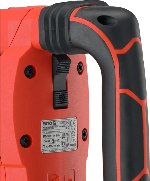 Młot wyburzeniowy YATO SDS-MAX 1700 W Heavy Duty (YT-82003) - obraz 7