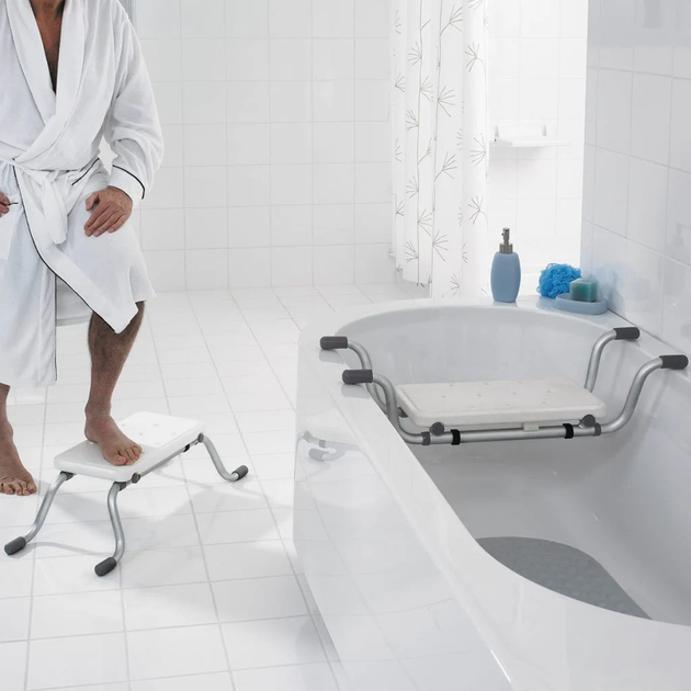 Siedzisko do wanny/podnóżek Ridder Eco, biały (4006956951317) - obraz 3