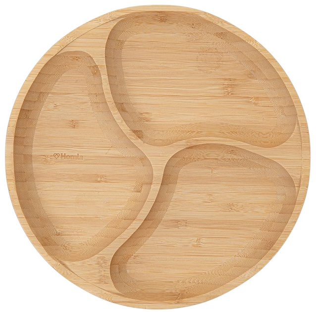 Półmisek Homla Bambou bambusowy z trzema przegródkami 25 cm (5902869958391) - obraz 2