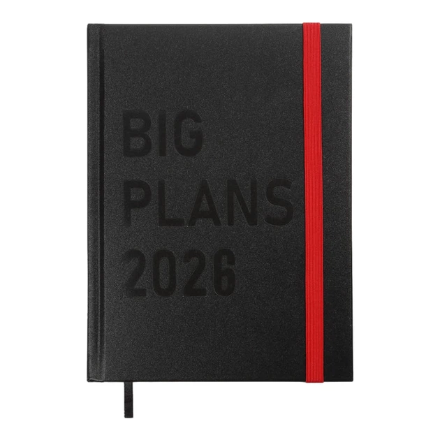 Фото - Ежедневник Buromax Щоденник   A5 Plans BM.21122-* - Чорний  2026