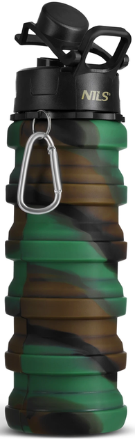 Butelka na wodę Nils Camp NC4106 Silikonowa, składana 500 ml (5908261682933) - obraz 5
