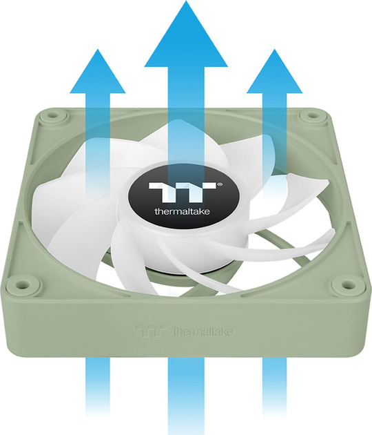Zestaw wentylatorów Thermaltake CT140 EX Reverse ARGB Sync (3-Fan Pack) Matcha Green (CL-F199-PL14MG-A) - obraz 4