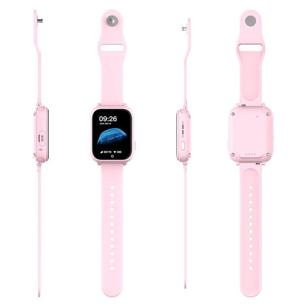 Смарт годинник-телефон дитячий Wonlex CT25 з відеодзвінком WI-FI GPS SIM-карта Pink (18357) - зображення 3