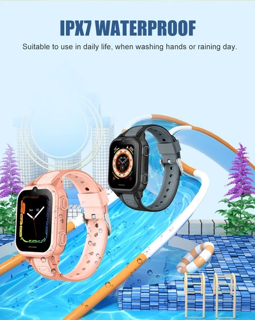 Смарт часы-телефон детские Wonlex CT21 с видеозвонком WI-FI GPS SIM-карта Blue (18555) - изображение 8
