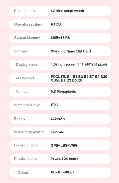 Смарт часы-телефон детские Wonlex CT21 с видеозвонком WI-FI GPS SIM-карта Blue (18555) - изображение 9