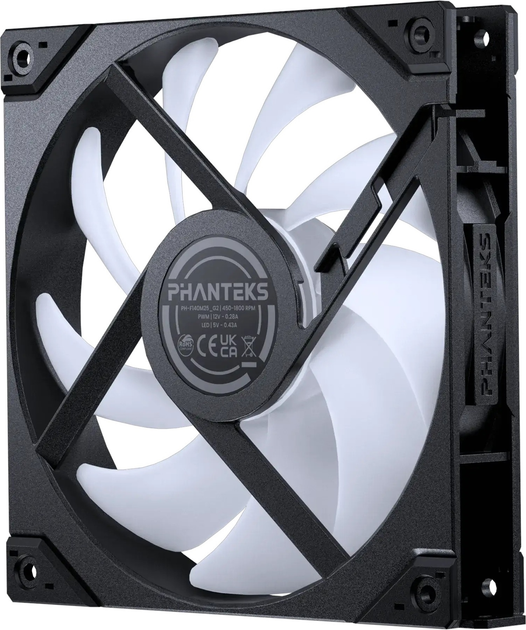 Wentylator Phanteks M25G2-140 D-RGB Reverse Black (PH-F140M25R_G2_DBK01) - obraz 4