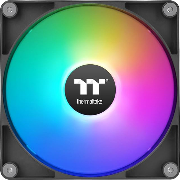 Zestaw wentylatorów Thermaltake CT140 Reverse ARGB Sync (2-Fan Pack) Black (CL-F174-PL14SW-A) - obraz 1