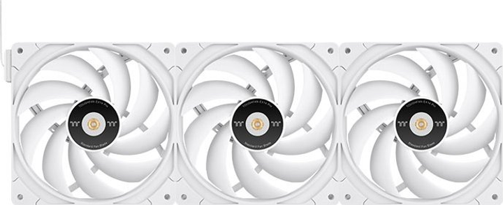 Zestaw wentylatorów Thermaltake TOUGHFAN EX14 Pro Swappable Edition (3-Fan Pack) White (CL-F172-PL14WT-A) - obraz 2