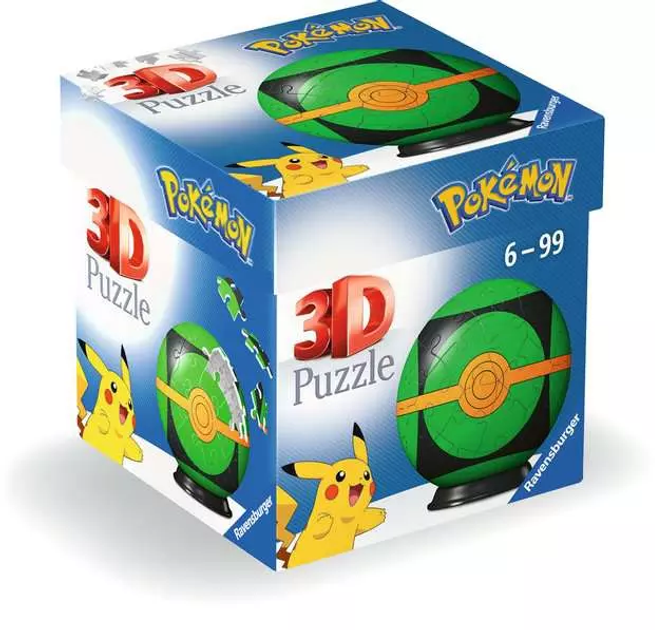 Пазл 3D Ravensburger Pokemon Dusk Ball, 55 елементів 11628 (4005556116263) - зображення 3