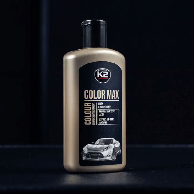 Wosk koloryzujący K2 Color Max 250 ml Czarny (5906534019806) - obraz 2