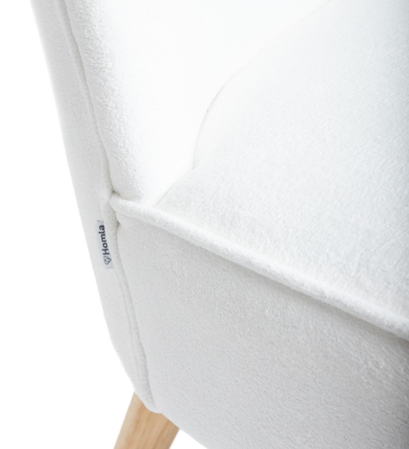 Krzesło HOMLA 895895 SOAL 57 x 69 x 76 cm Ecru (5904183895895) - obraz 4