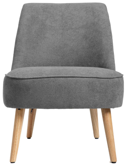 Krzesło HOMLA 895901 SOAL 57 x 69 x 76 cm Szare (5904183895901) - obraz 2