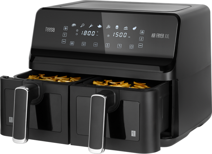 Frytkownica beztłuszczowa Teesa AIR FRYER DUAL POT XXL - obraz 2