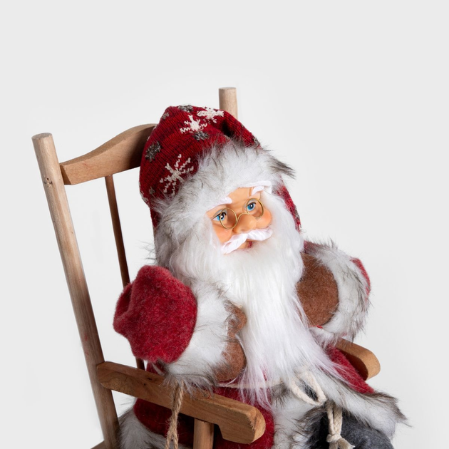 Фігурка Homla CLAUSE Миколай на гойдалці-кріслі 45 см (5906496713972) - зображення 3
