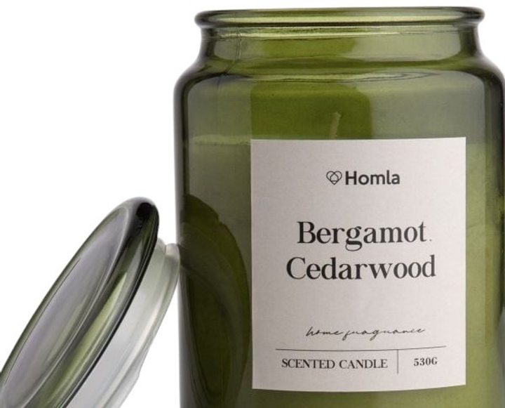 Ароматична свічка Homla Mael Bergamot Cedarwood 707148 540 г (5906496707148) - зображення 4
