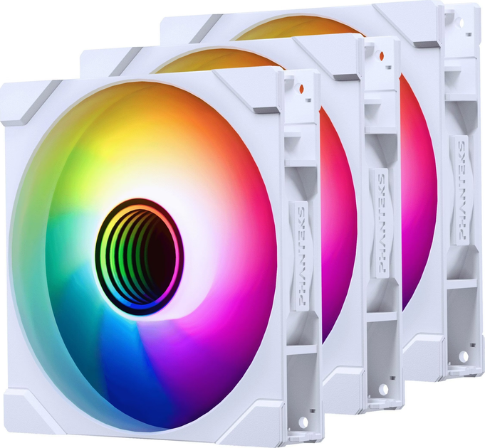 Набір вентиляторів Phanteks M25G2-140 D-RGB Reverse (3 Pack) White (PH-F140M25R_G2_DWT01_3P) - зображення 1