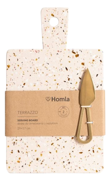 Deska do krojenia Homla Terrazzo lastriko z nożykiem (5906496743177) - obraz 6
