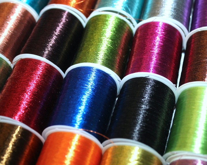 Люрекс FROM FACTORY LCN кольоровий набір 20шт/≈100м/≈0.1мм - зображення 3
