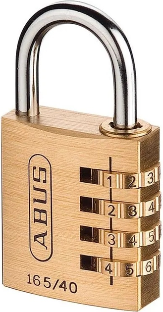 Комбінований замок Abus 165/40 C 6 ABU-32163 (2000508978441) - зображення 1