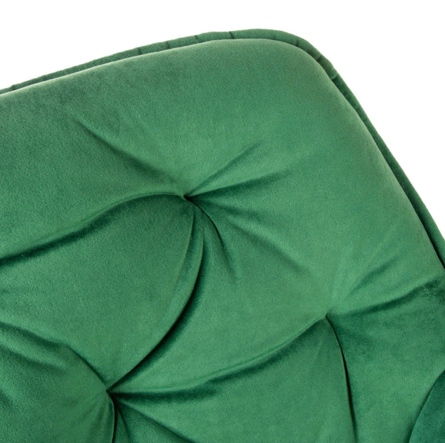 Krzesło do kuchni i salonu HOMLA 999172 FLOSSI 57 x 63 x 84 cm Welurowe Zielone (5902869999172) - obraz 6