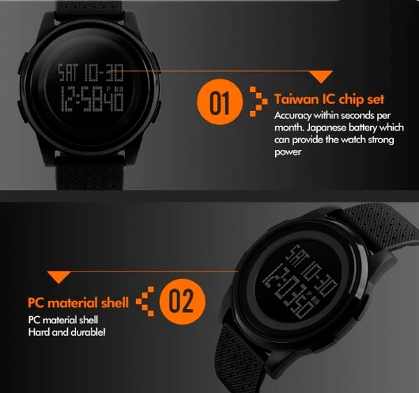 Наручний годинник Skmei Ultra New 1206 (1015) - Фото 6 Наручний годинник Skmei Ultra New 1206 (1015) - зображення 6
