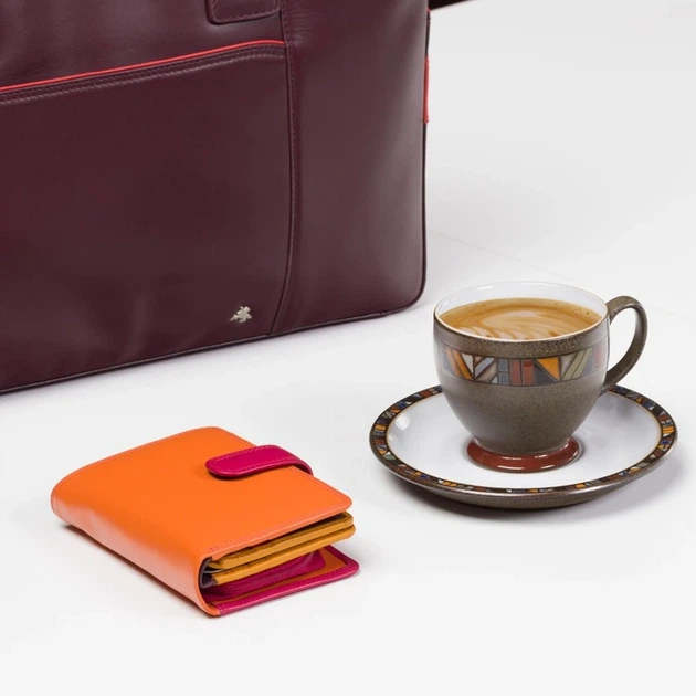 Гаманець жіночий Visconti RB51 Fiji с RFID (Orange Multi) - изображение 5