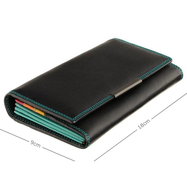 Гаманець жіночий Visconti R11 Paloma c RFID (Black/Rhumba) - Фото 4 Гаманець жіночий Visconti R11 Paloma c RFID (Black/Rhumba) - изображение 4