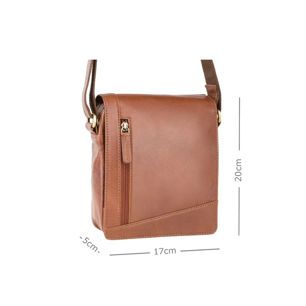 Сумка чоловіча Visconti S7 Messenger Bag A5 Lee (Tan) - Фото 5 Сумка чоловіча Visconti S7 Messenger Bag A5 Lee (Tan) - изображение 5