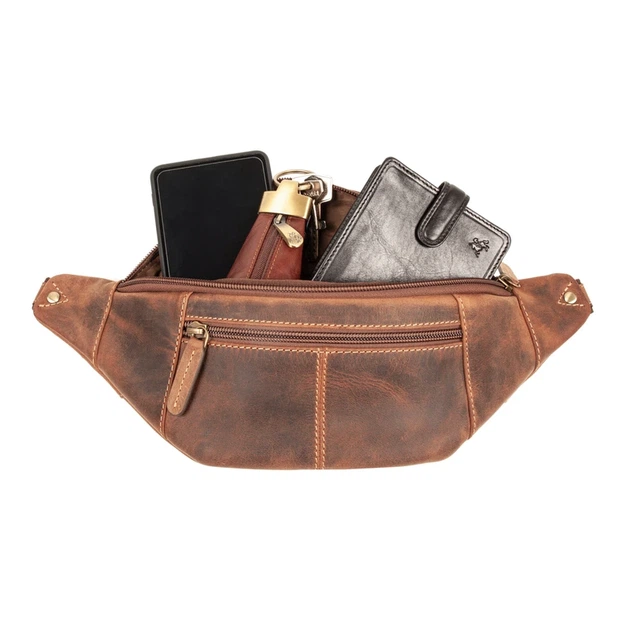 Сумка Visconti 721 Bumbag Large (Oil Tan) - Фото 7 Сумка Visconti 721 Bumbag Large (Oil Tan) - изображение 7