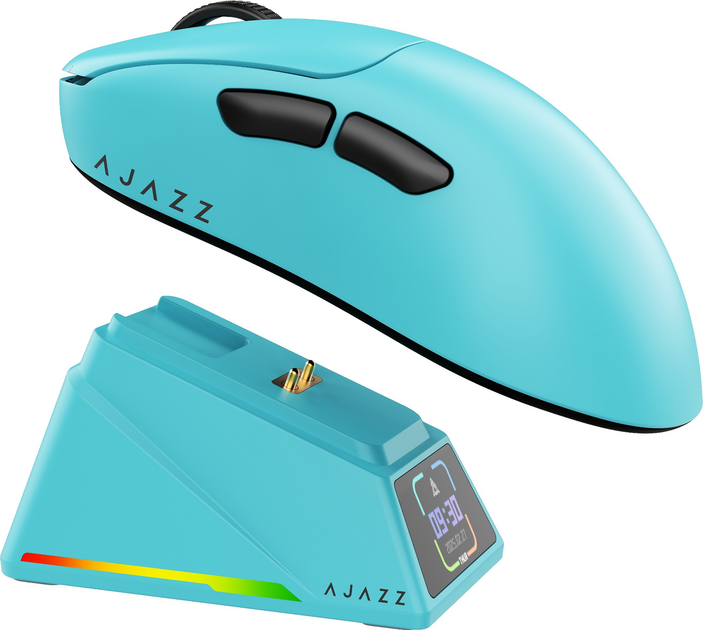 Mysz AJAZZ AJ179 Apex Wireless\Bluetooth\USB Blue (AJM179-A-BLUE) - obraz 2