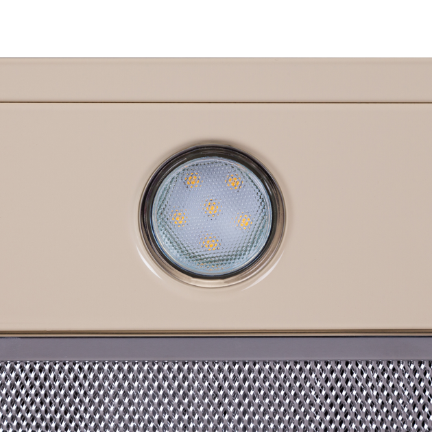 Бежевая мощная кухонная вытяжка Perfelli BIET 6512 A 1000 IV LED, встраиваемая в шкаф, 1000 куб.м., 60 см - изображение 5