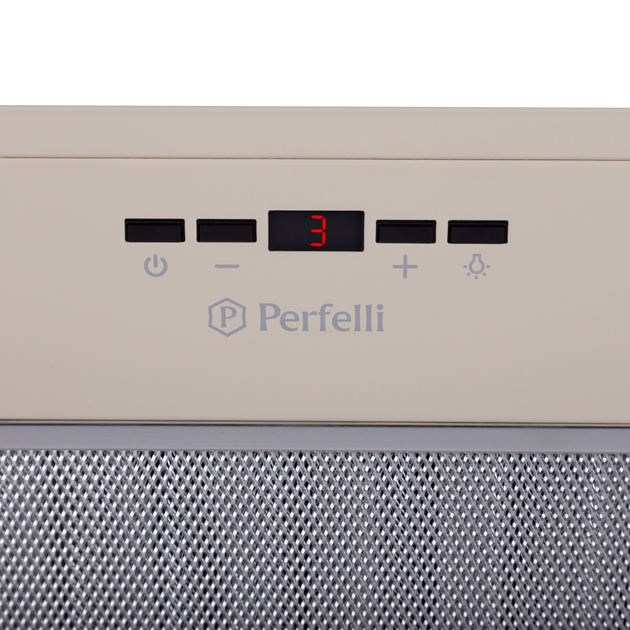 Бежевая мощная кухонная вытяжка Perfelli BIET 6512 A 1000 IV LED, встраиваемая в шкаф, 1000 куб.м., 60 см - изображение 6