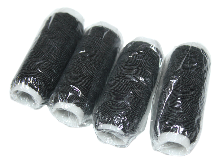 Нитки FROM FACTORY NRB резиновые Черные 1шт/0.9мм/25м - изображение 4
