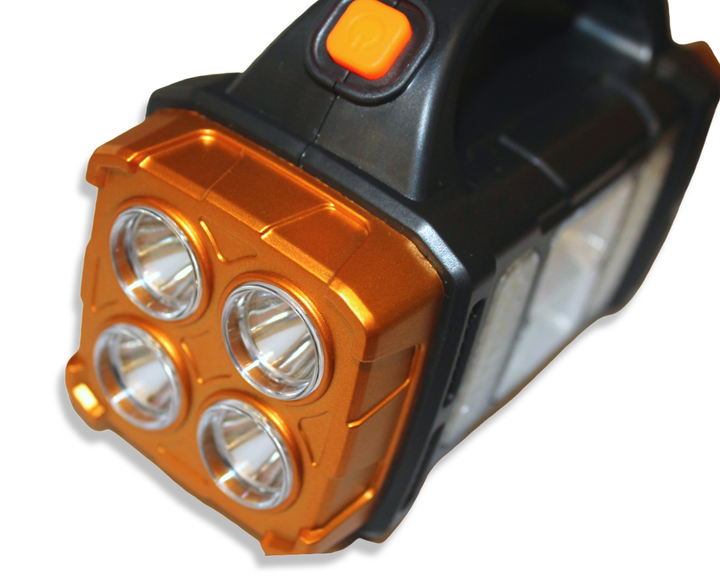 Фонарь FROM FACTORY FONHB2678 HB-2678 ручной переносной на солнечной батарее PowerBank/USB/25W/15.5см/7см - изображение 7