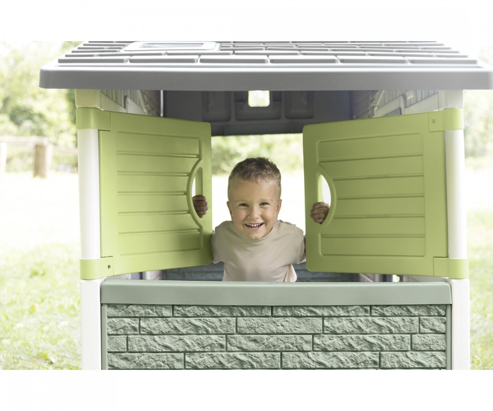 Дитячий ігровий будиночок Smoby Life Друзі Ево з горищем поштовою скринькою та вікнами (7600810208) з 3-х років - зображення 7