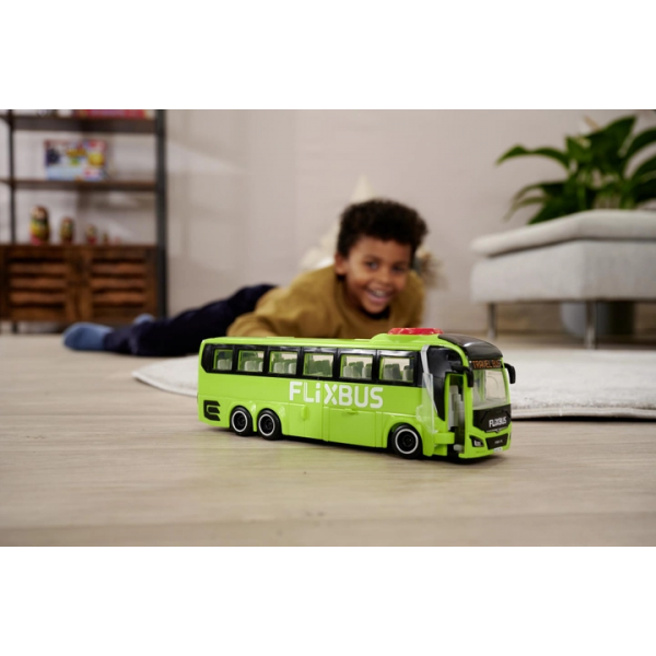 Туристический Автобус Dickie Toys Фликсбасс 26,5 см с открывающейся дверью и багажником (3744015) Салатовый - изображение 8