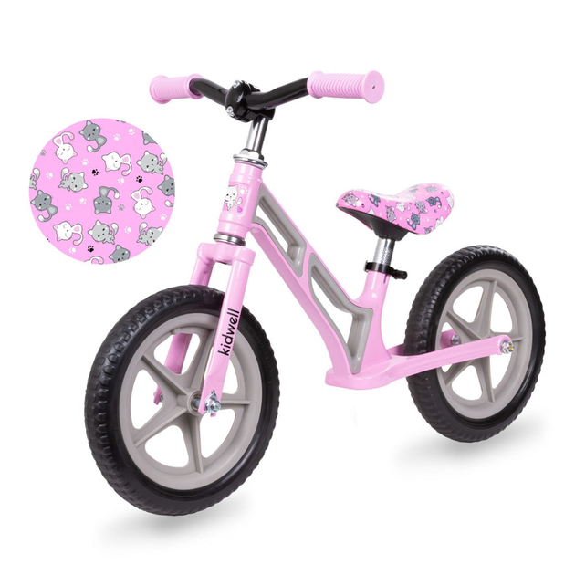 Біговел дитячий Kidwell Comet Pink/Gray Рожевий із сірим - зображення 3