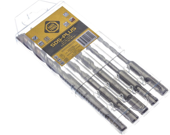 Набір свердел Forte Tools SDS-Plus 5 шт. (4770364018220) - зображення 2