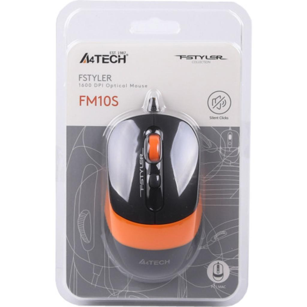 Миша A4Tech Fstyler FM10S Orange - зображення 8