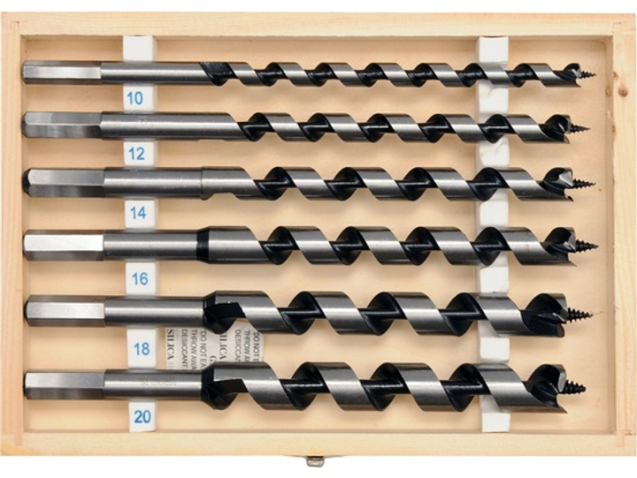 Zestaw wierteł spiralnych do drewna YATO 10–20 x 230 mm 6 szt (YT-3298) - obraz 1